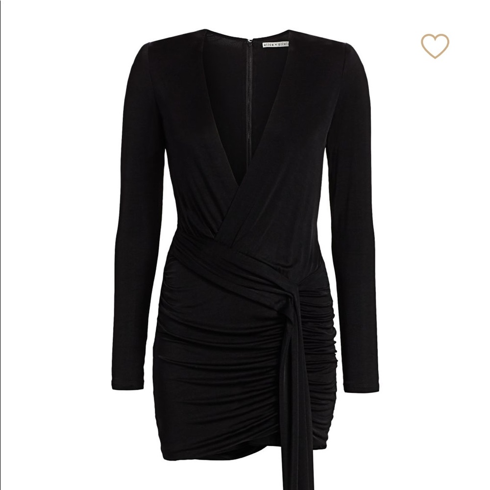 Alice and Olivia black dress